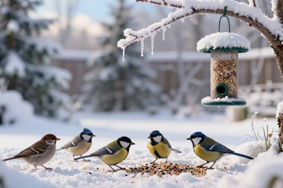 Czym dokarmiać ptaki zimą