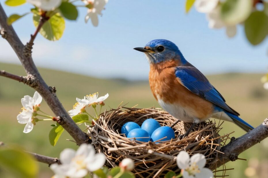 Jaki ptak ma niebieskie jajka