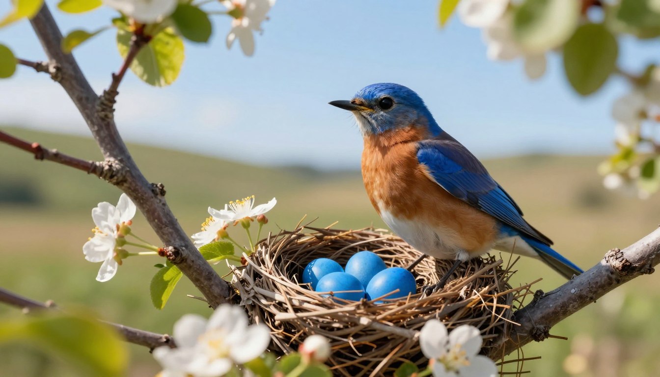 Jaki ptak ma niebieskie jajka