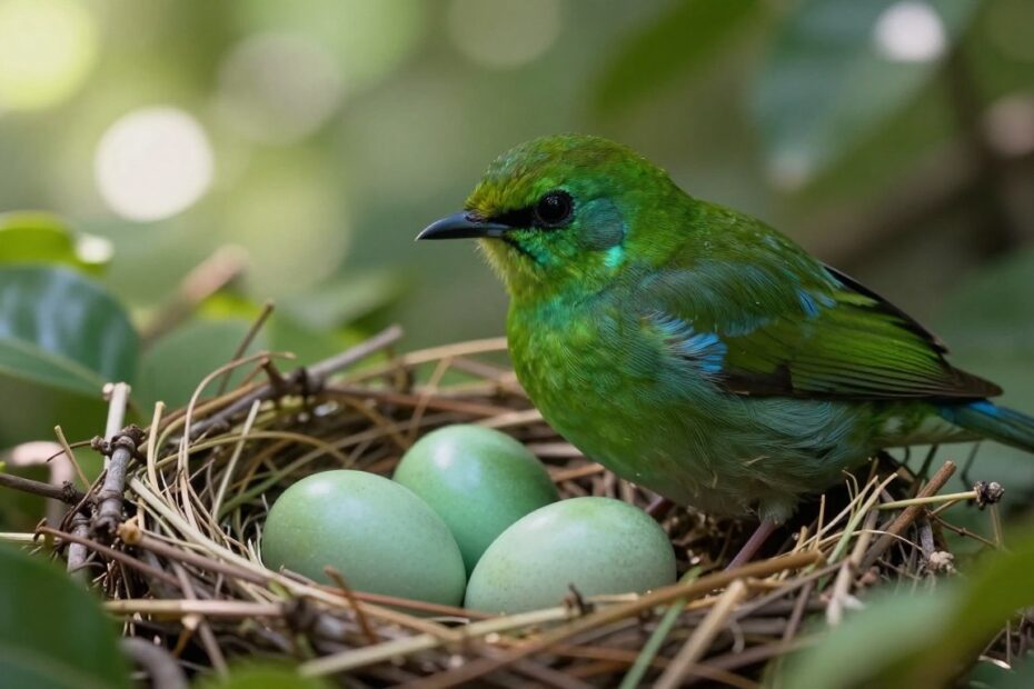 Jaki ptak ma zielone jajka