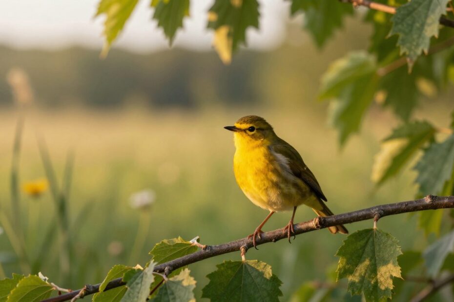 Jaki ptak ma żółty brzuszek