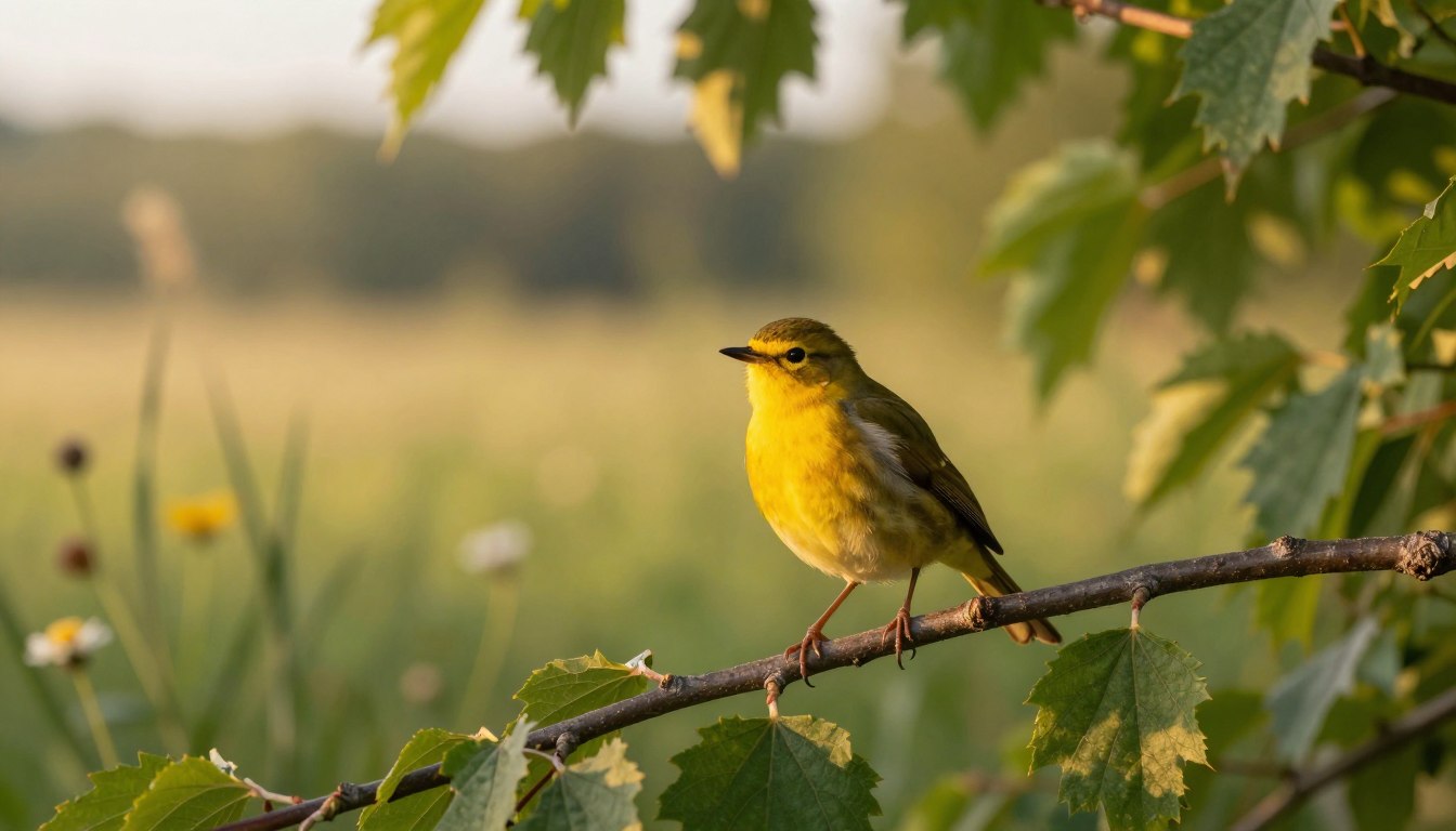 Jaki ptak ma żółty brzuszek