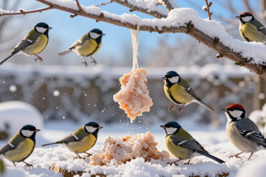 Jakie ptaki jedzą słoninę