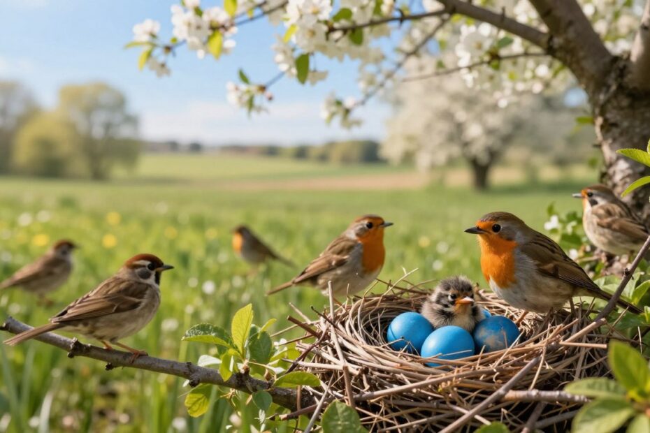 Kiedy ptaki budują gniazda