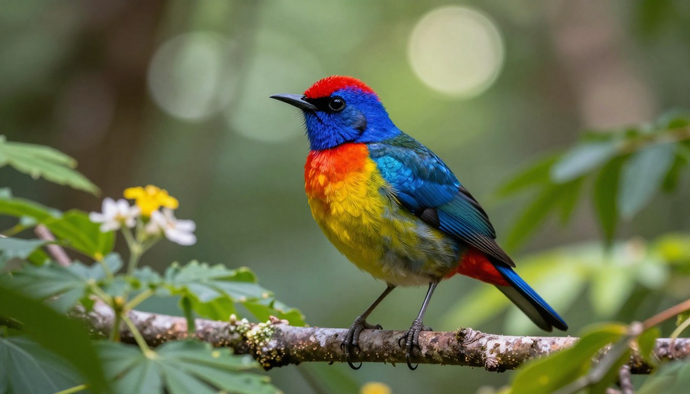 Kolorowy ptak co to znaczy