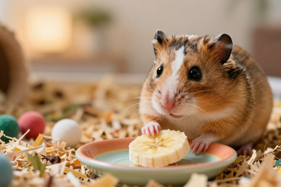 Czy chomiki mogą jeść banany