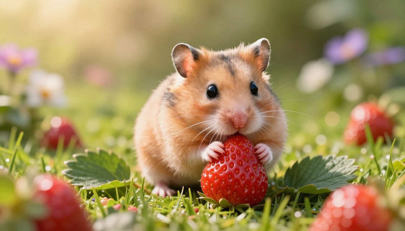 Czy chomiki mogą jeść truskawki