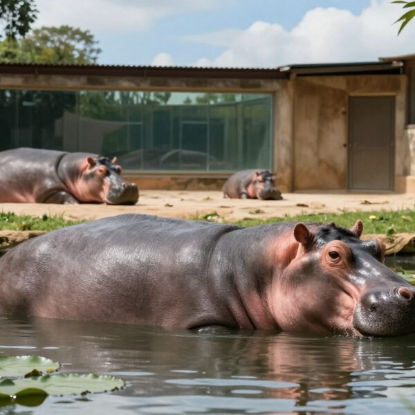 Ile żyje hipopotam w naturze i w ogrodach zoologicznych – skąd biorą się różnice
