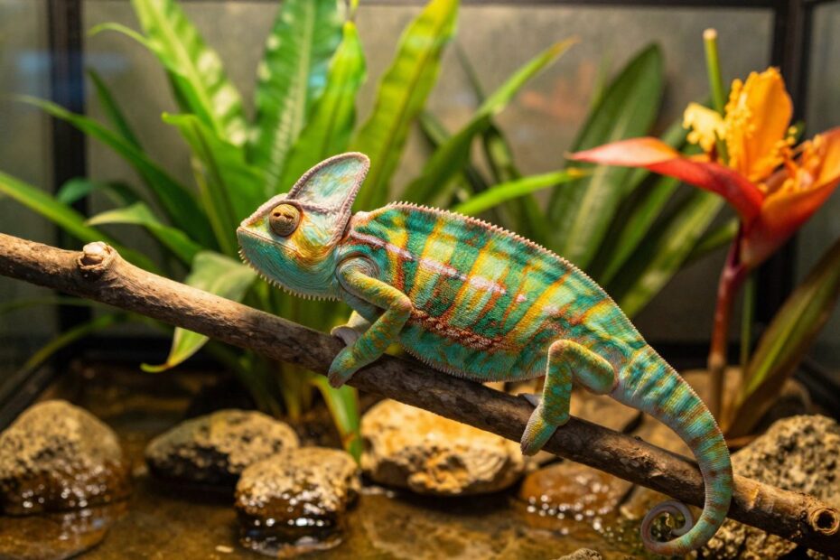Ile żyje kameleon